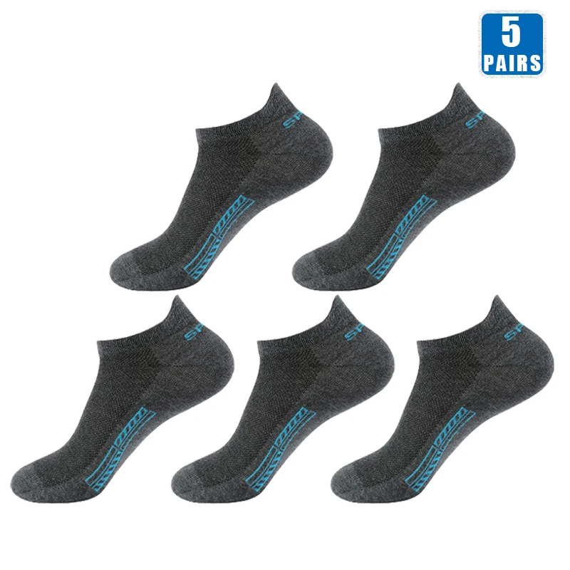 5 Pairs Dark-Grey