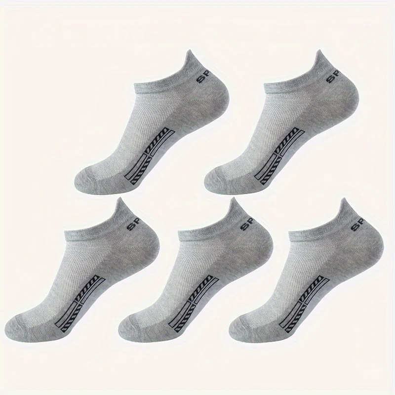 5 Pairs L-Grey