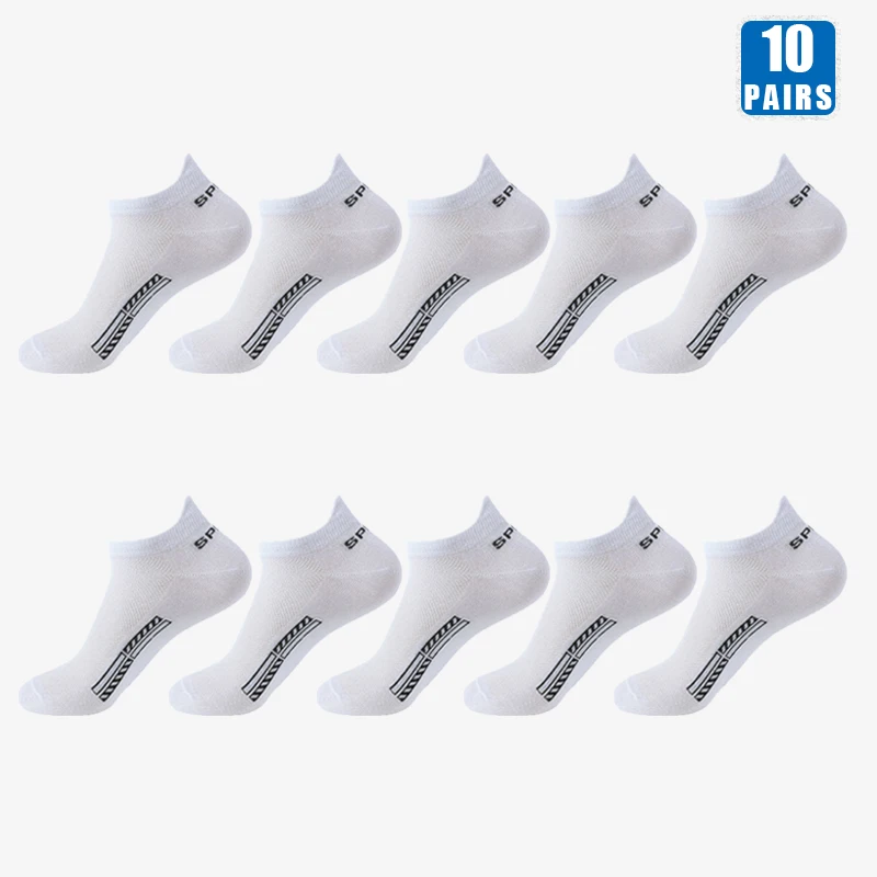 10 Pairs White