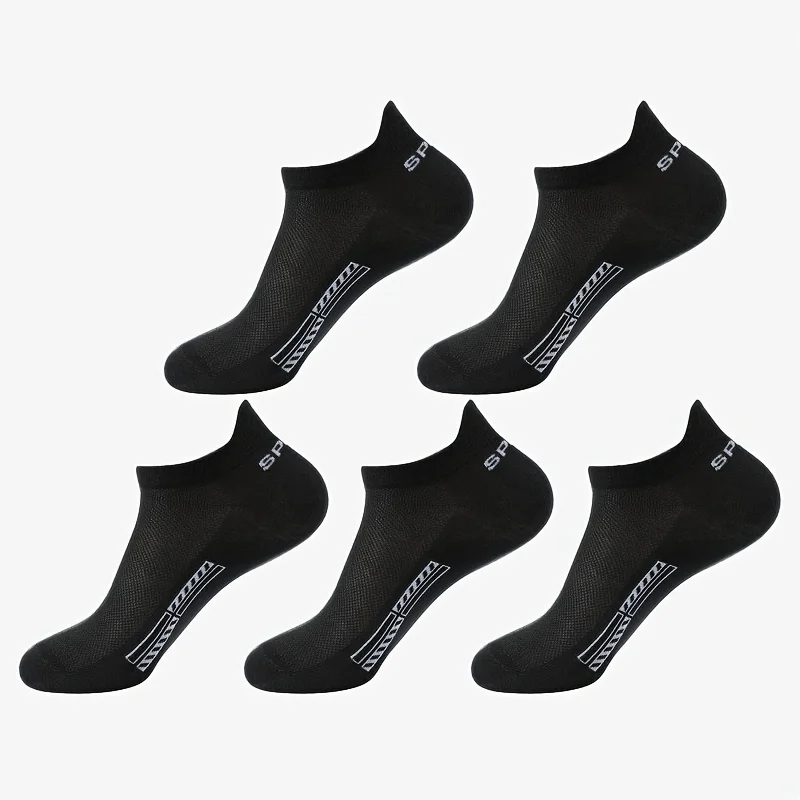5 Pairs Black