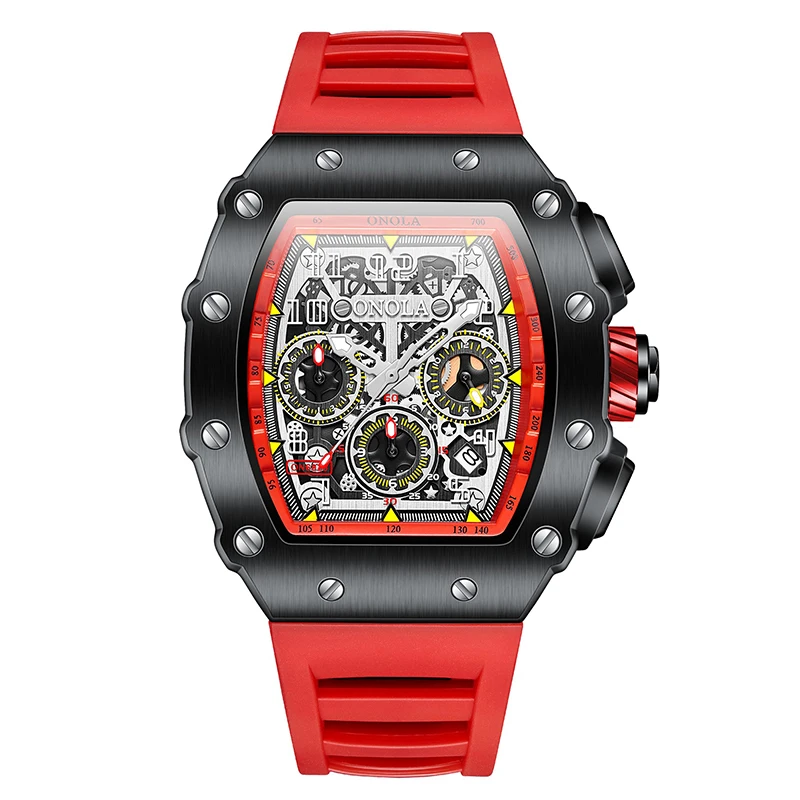 black red