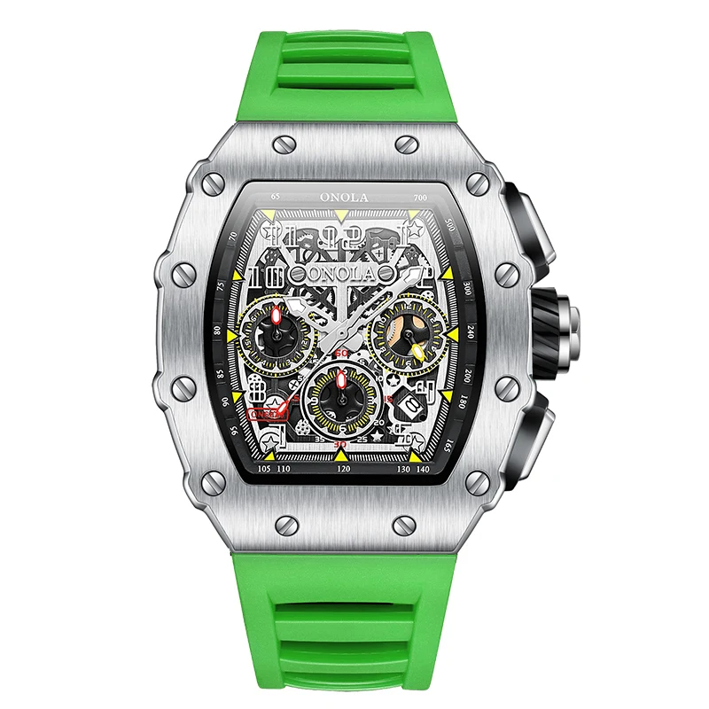 silver green