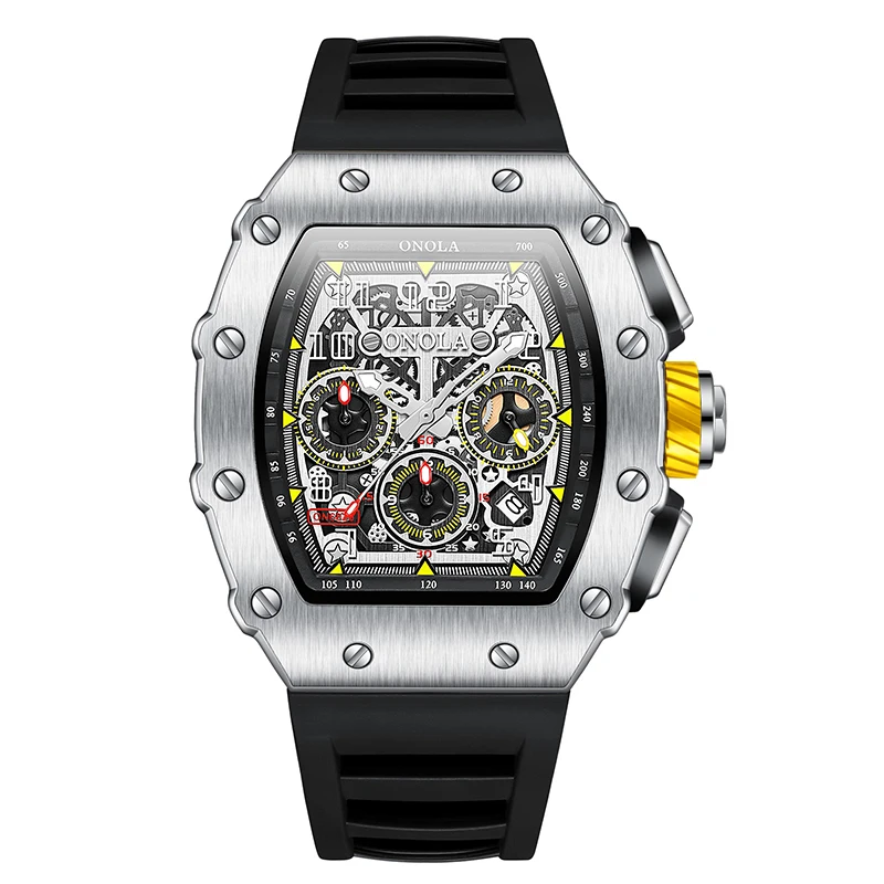 silver black