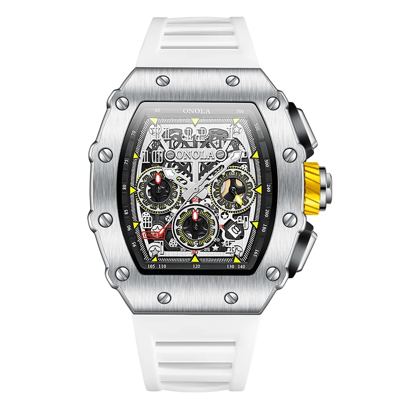 silver white