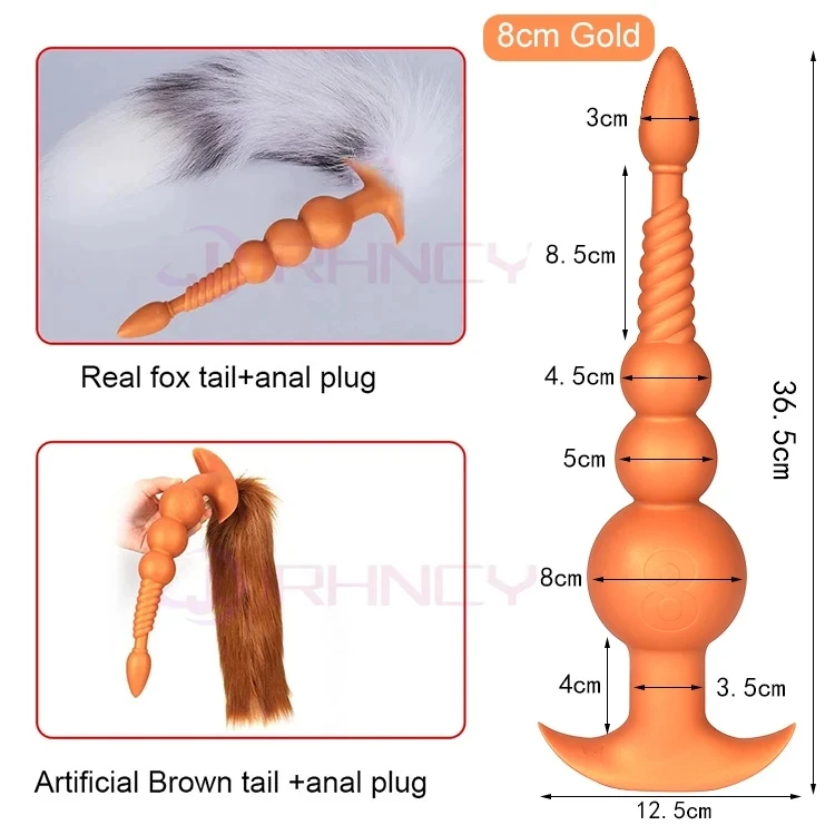 8cm ball Gold
