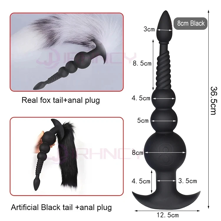 8cm ball Black