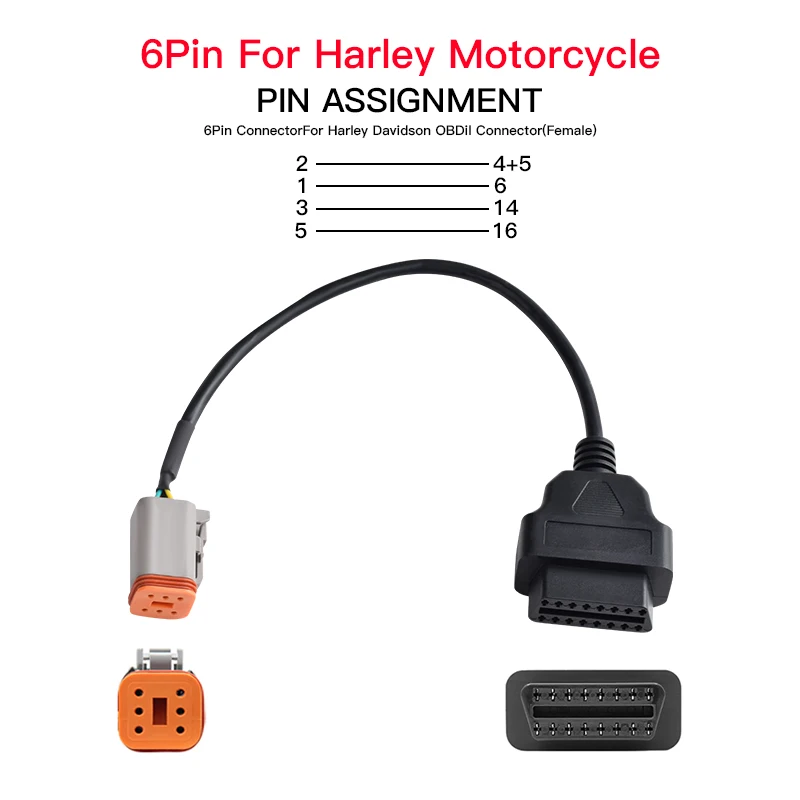 For Harley 6pin