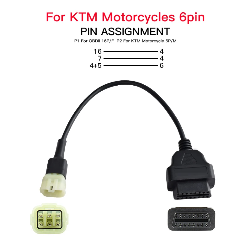 For KTM 6pin