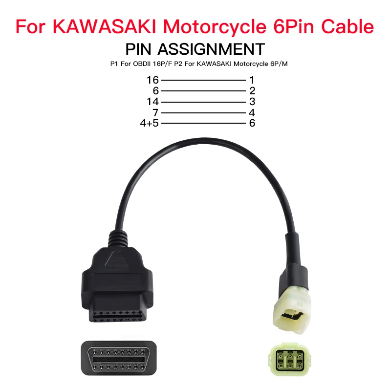 For Kawasaki 6pin