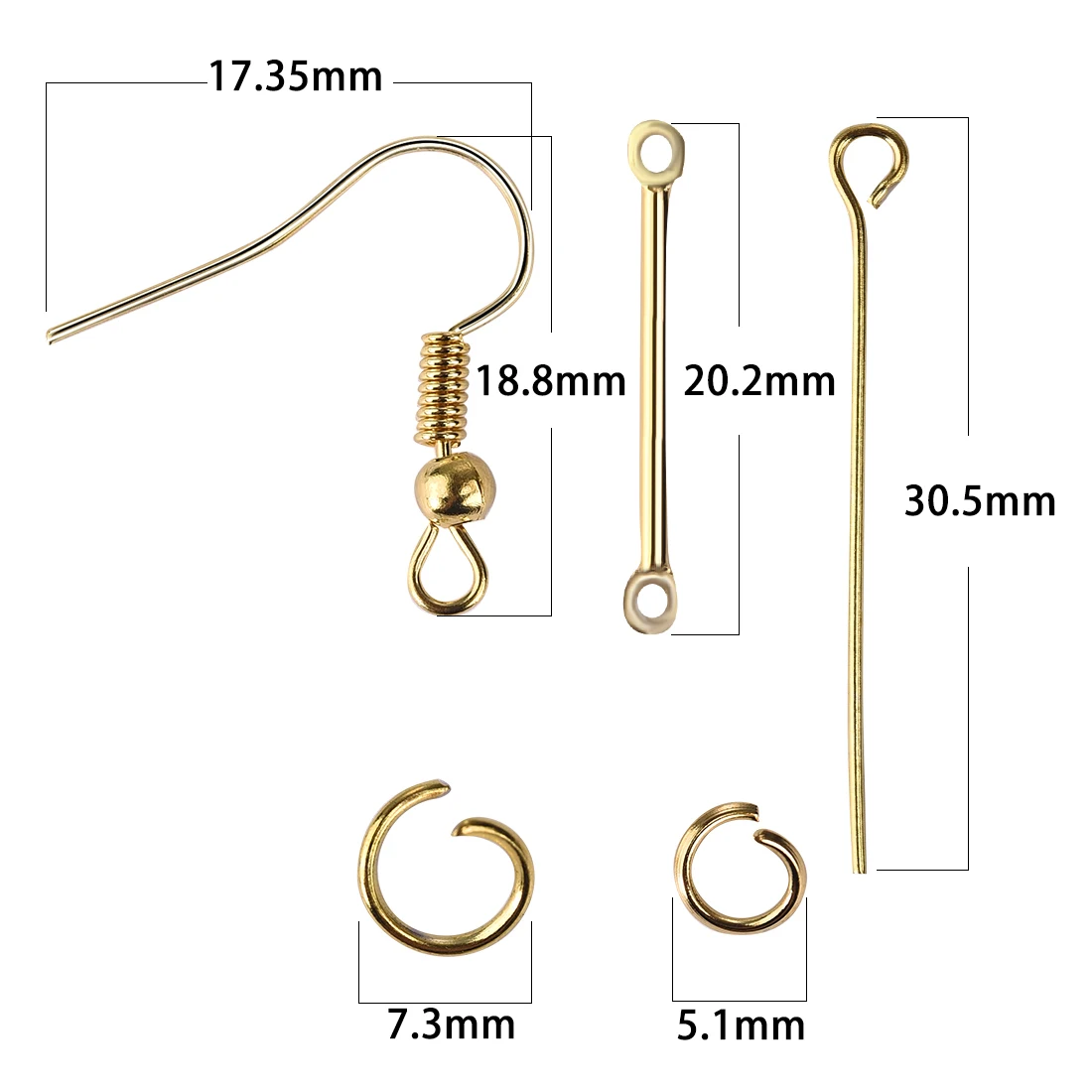 Golden 220pcs