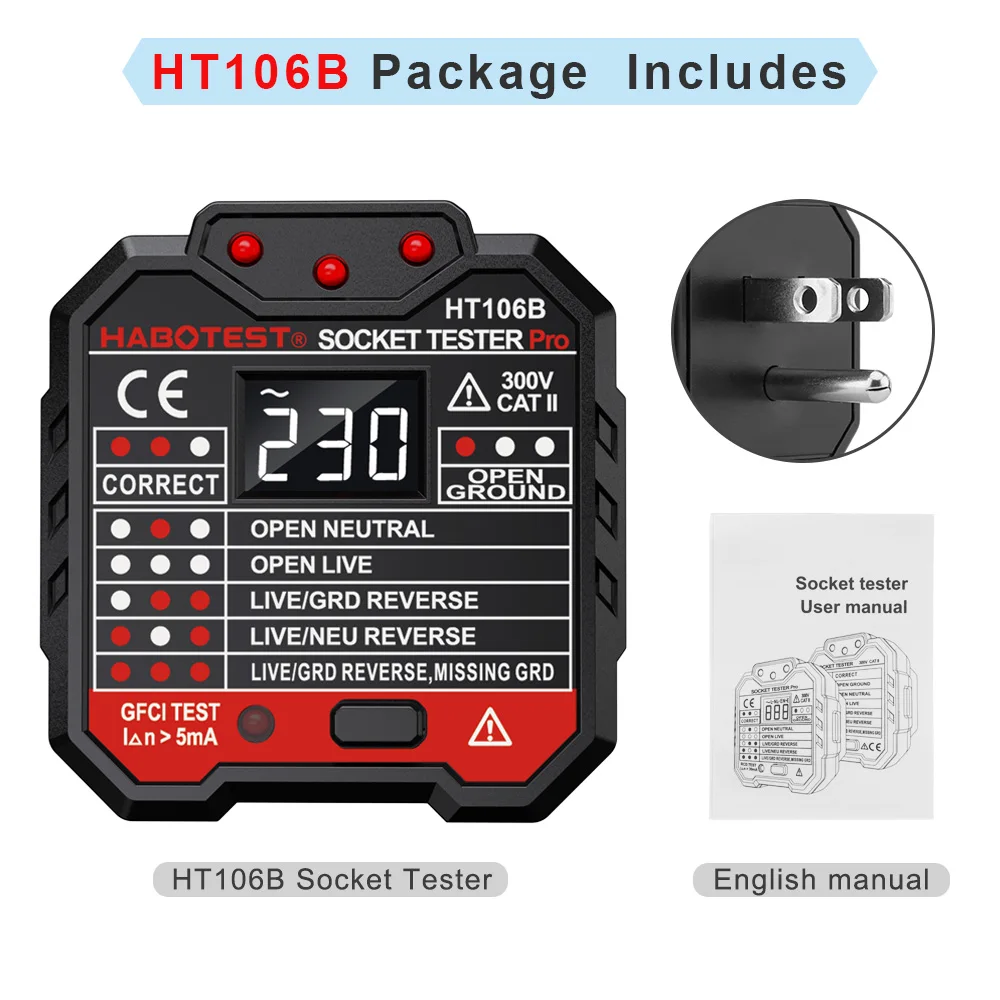 HT106B US Plug