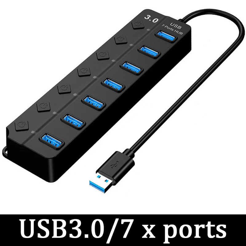 Black-3.0-7 ports