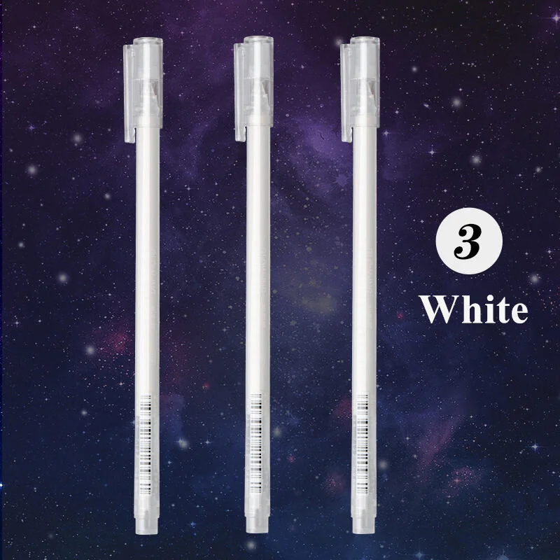 3 x White