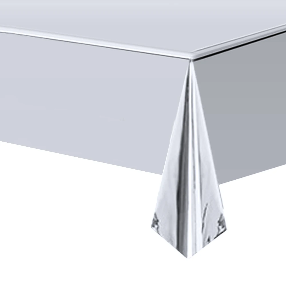 glossy silver