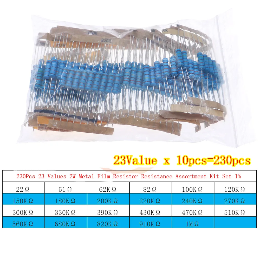 2W x 230pcs