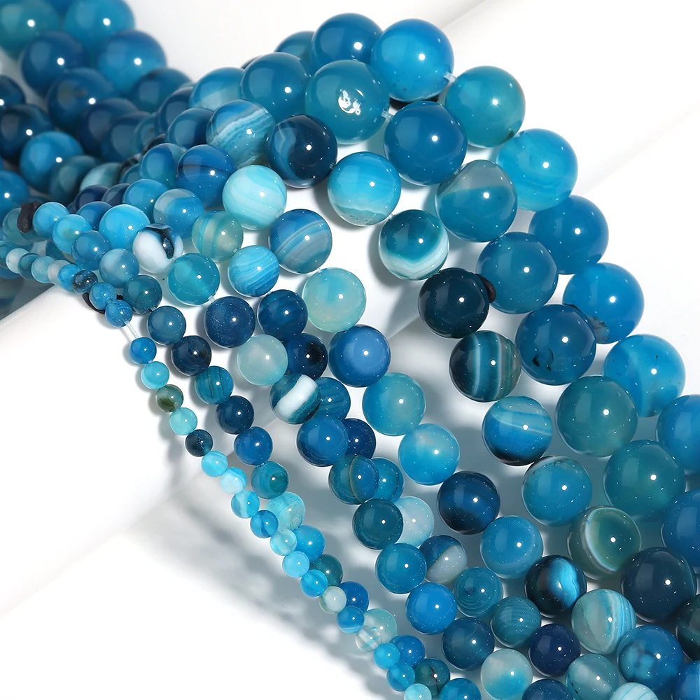 Blue striped agate
