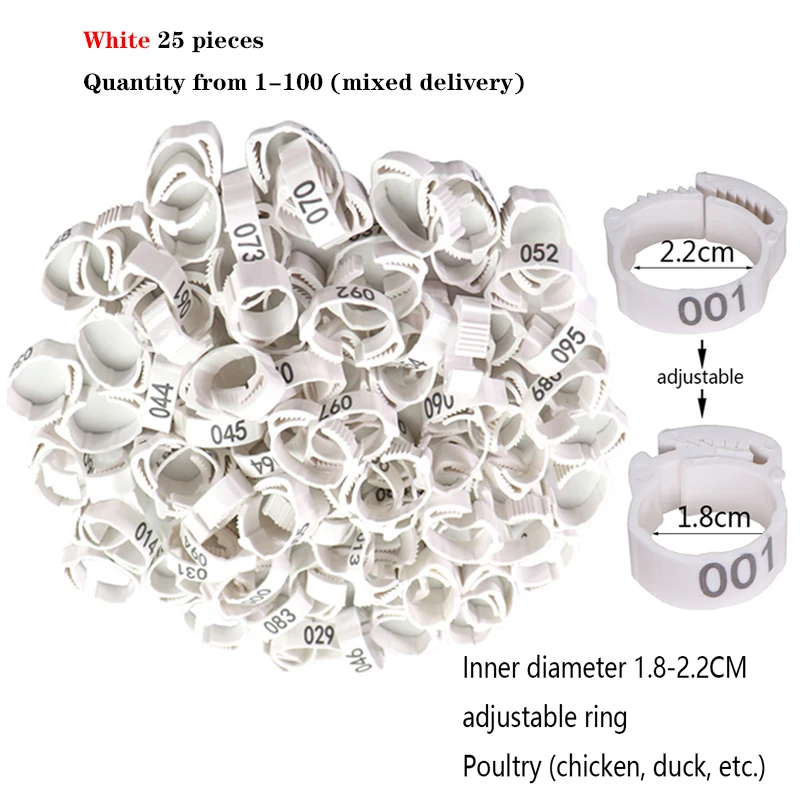 Poultry White 25pcs
