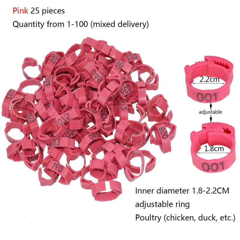 Poultry Pinks 25pcs