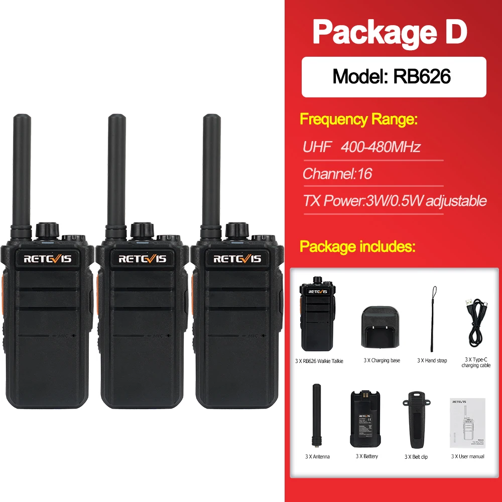 3Pcs Package D