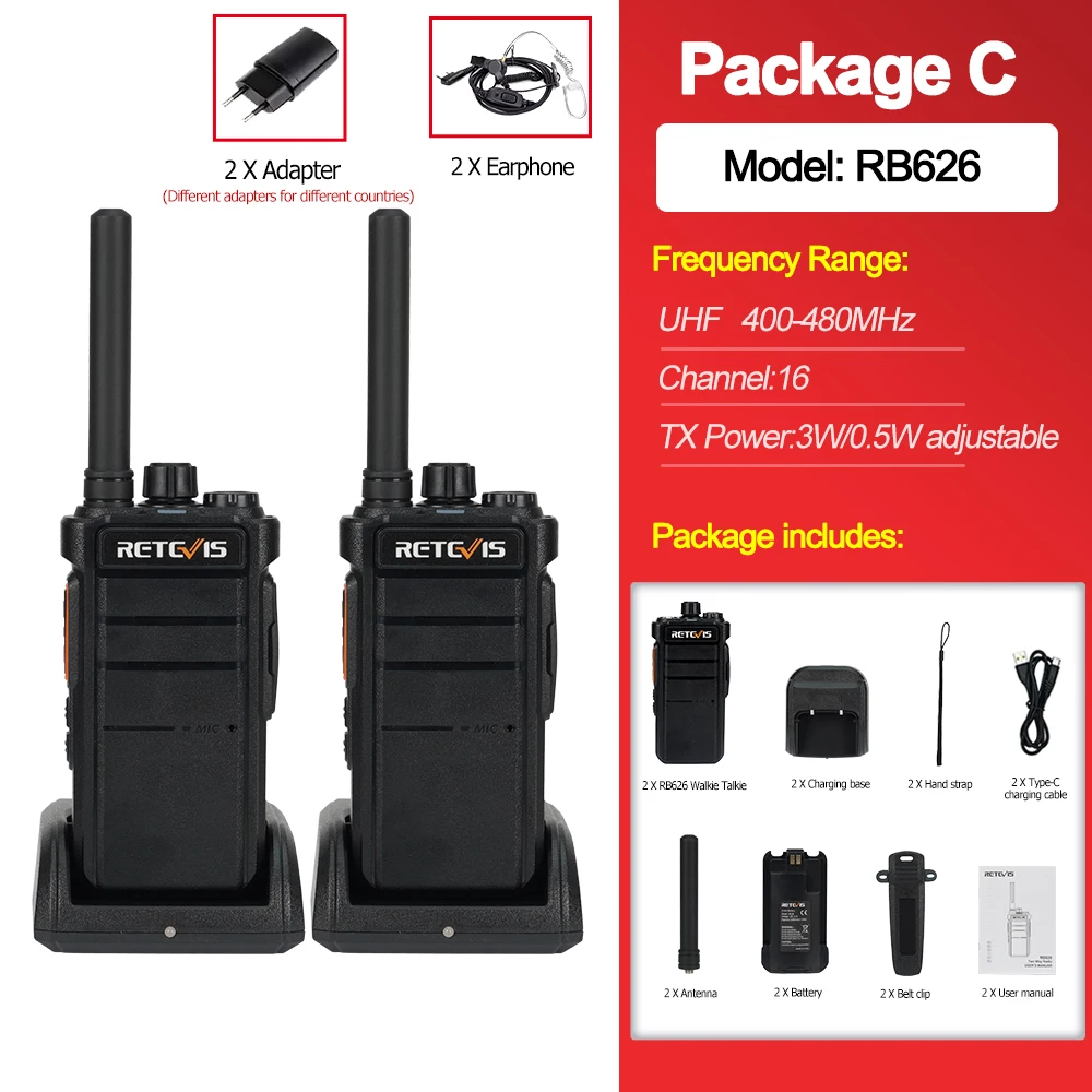 2Pcs Package C
