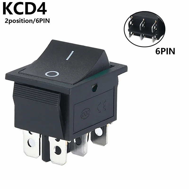 2position 6PIN Black