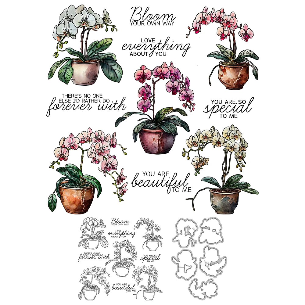 dies and stamp set