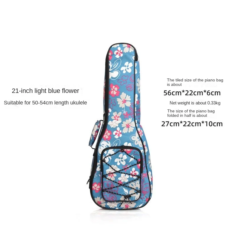 21in Blue Flower