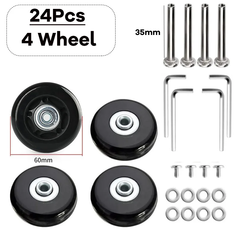60mm-18mm-4 Wheels