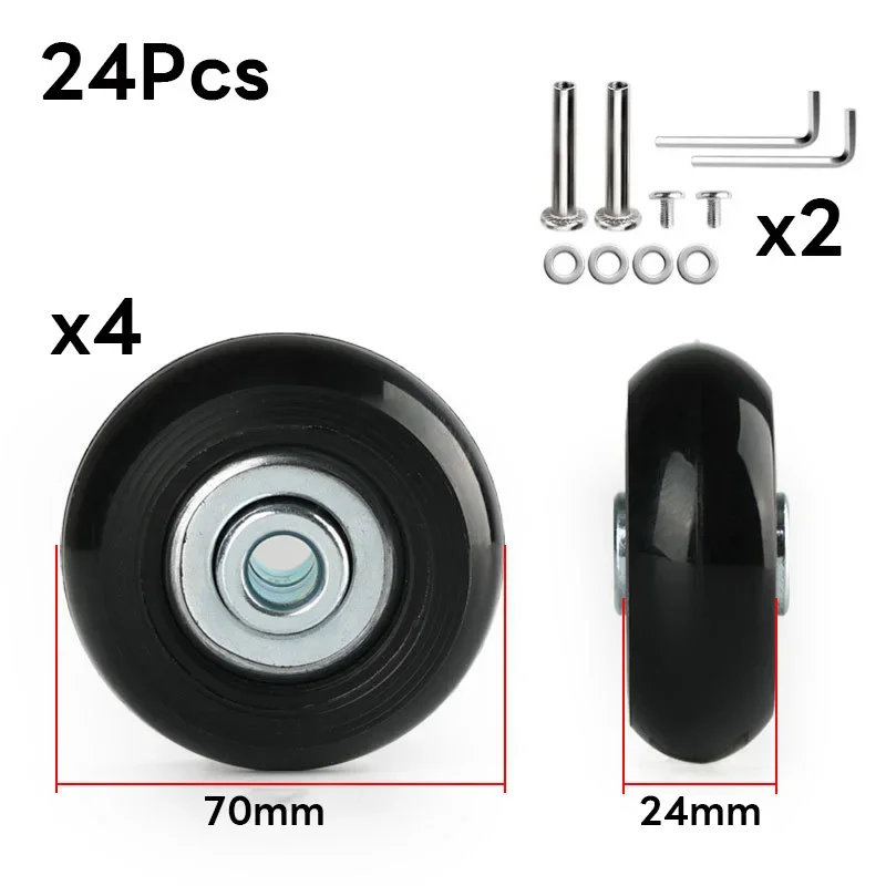70mm-24mm-4 Wheels