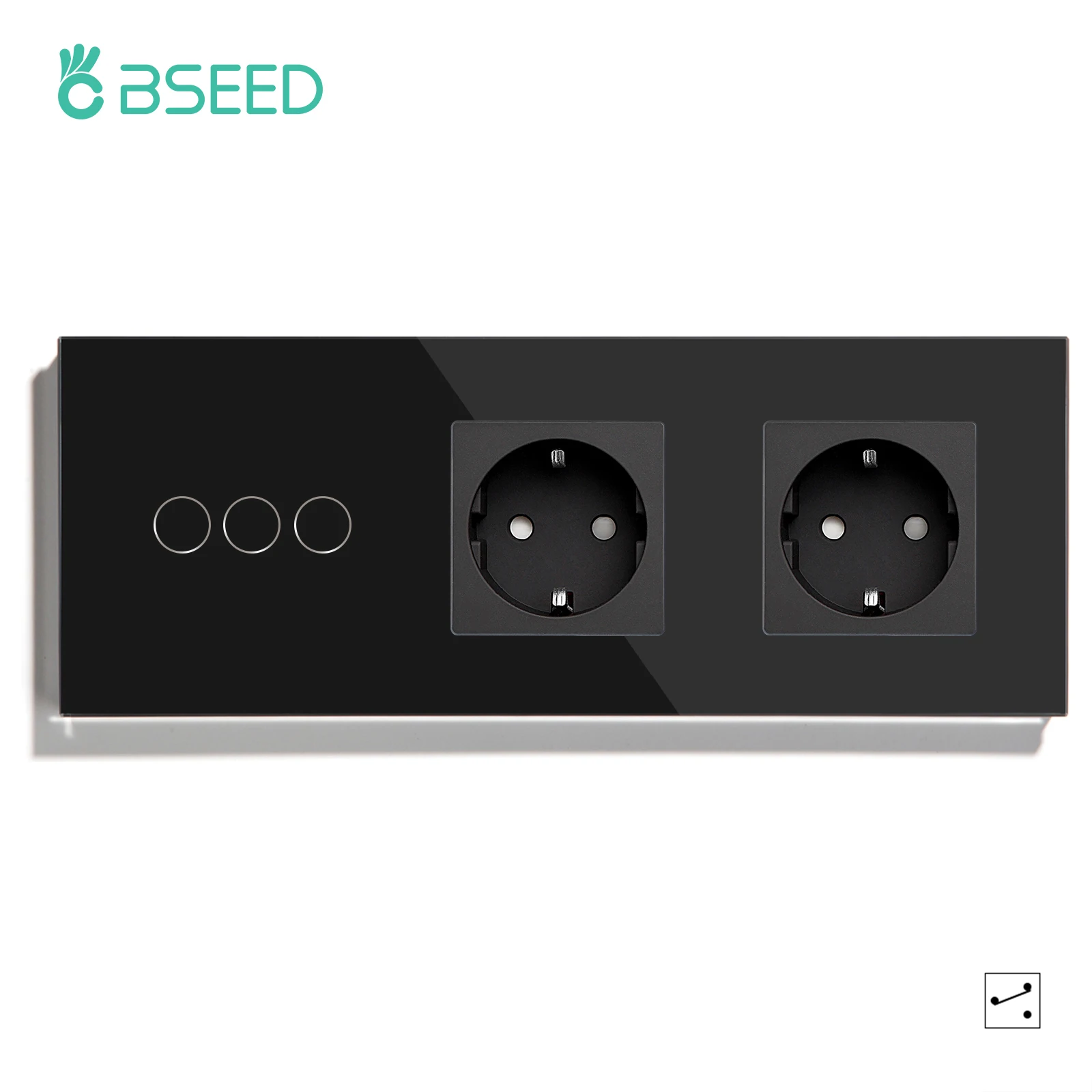 3Gang Double Socket