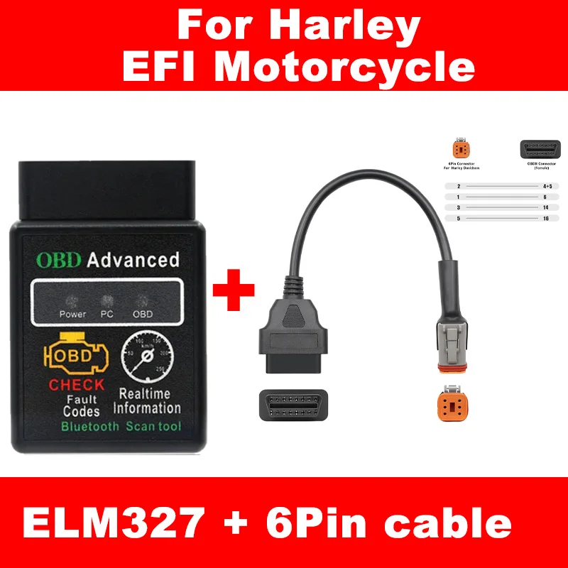 for harley 6pin