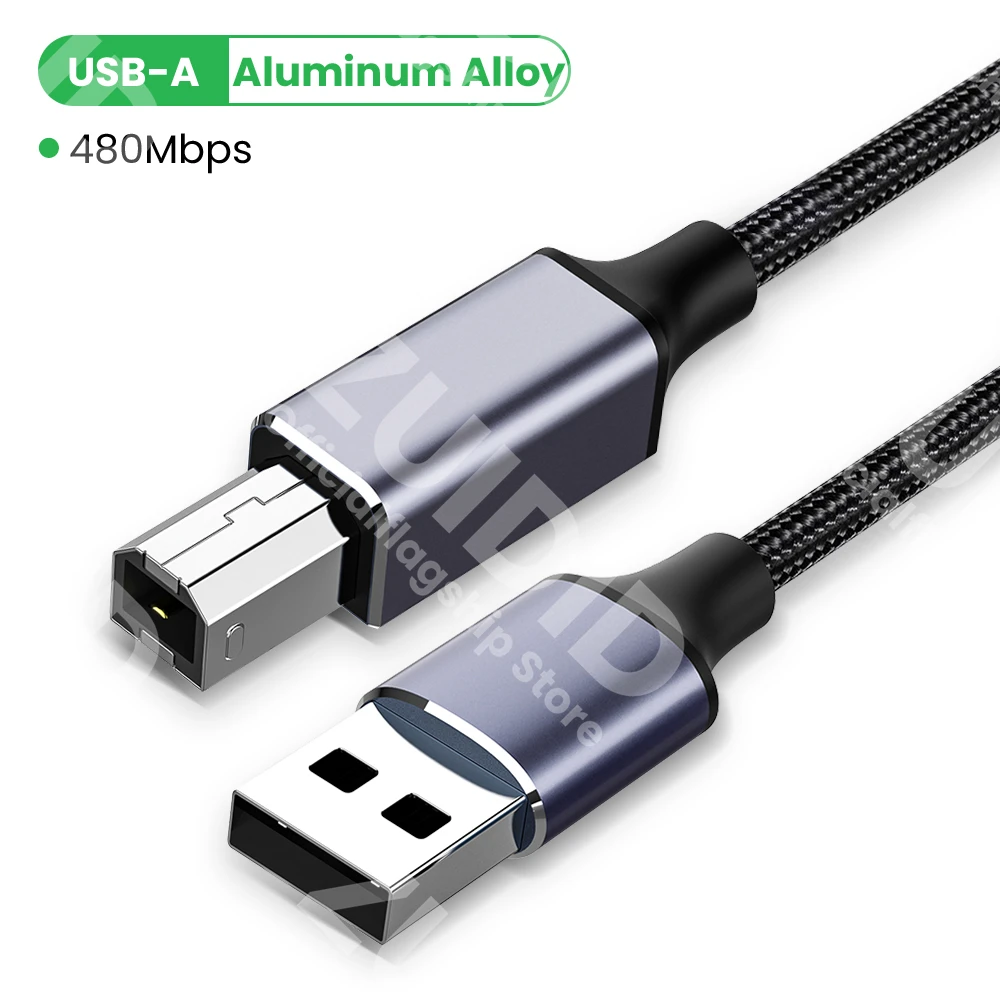 USB A to Type B 2.0