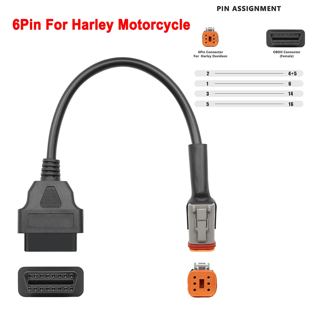 For Harley 6pin