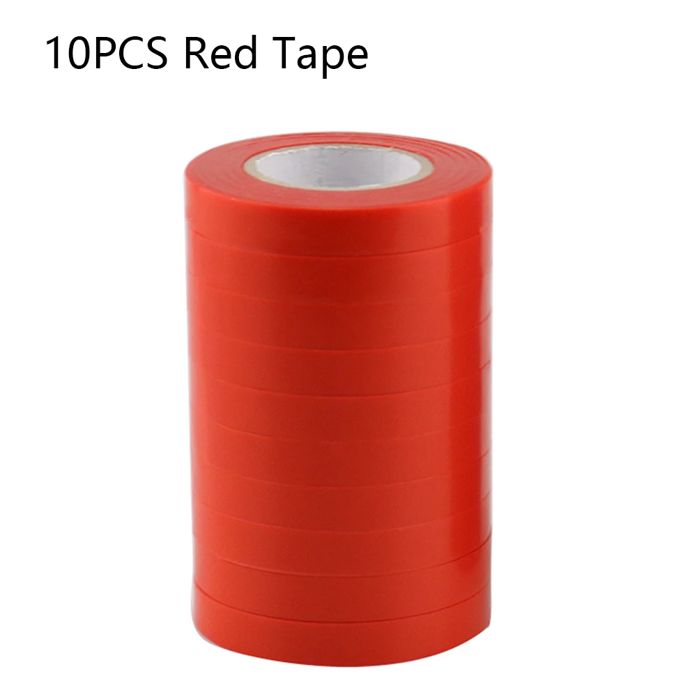 10pcs Red Tape