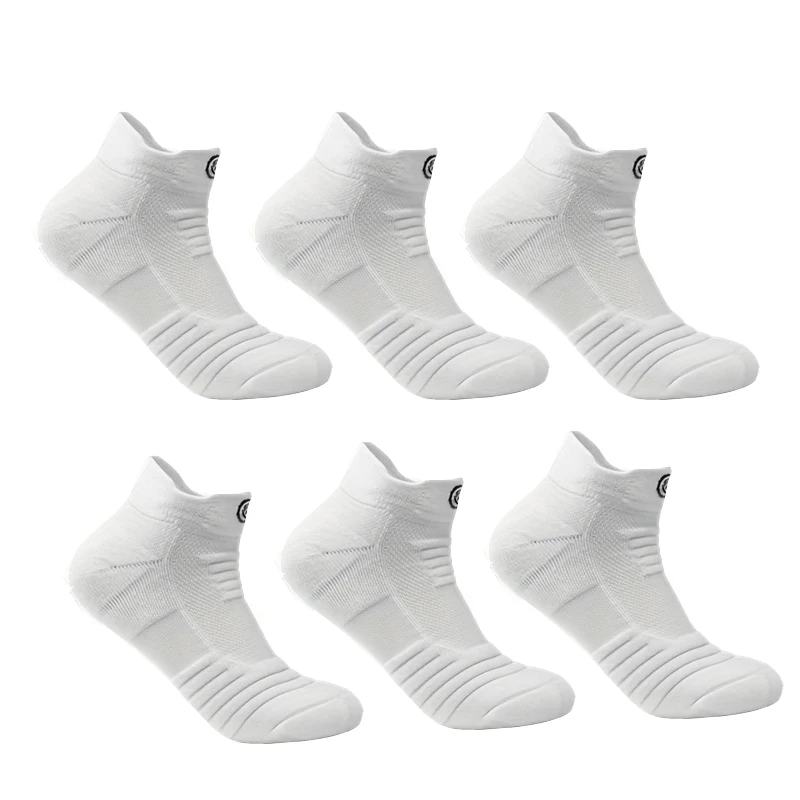 6 Pairs White
