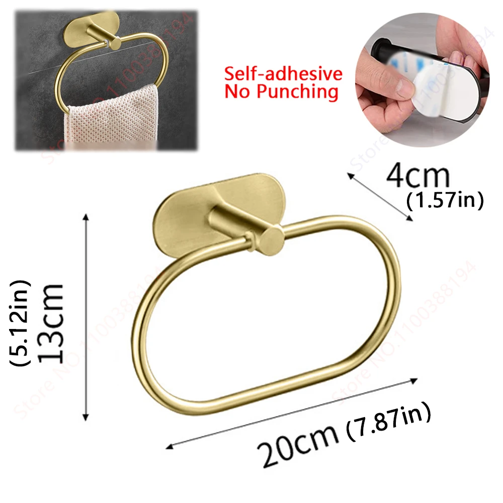 Gold Towel Ring