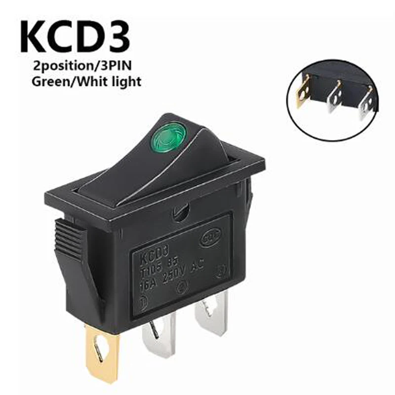 3PIN M Green