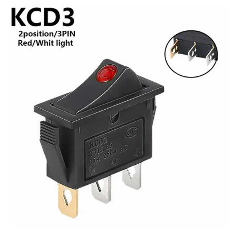3PIN M Red