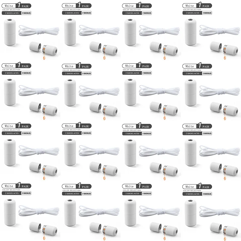 16 Pairs White