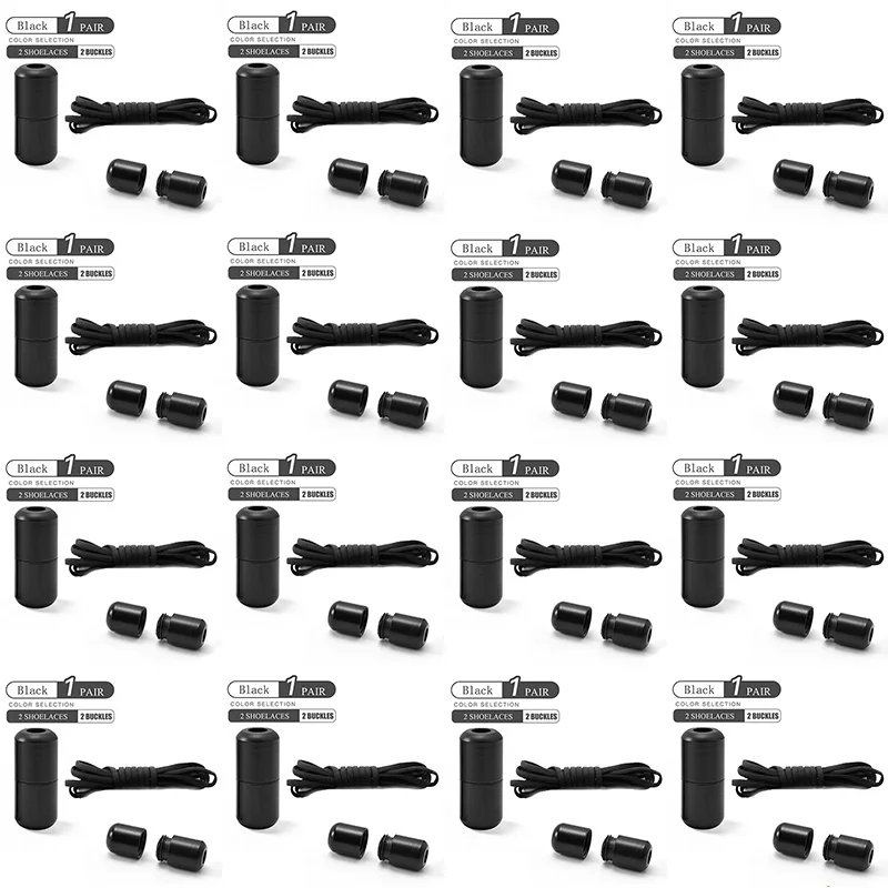 16 Pairs Black