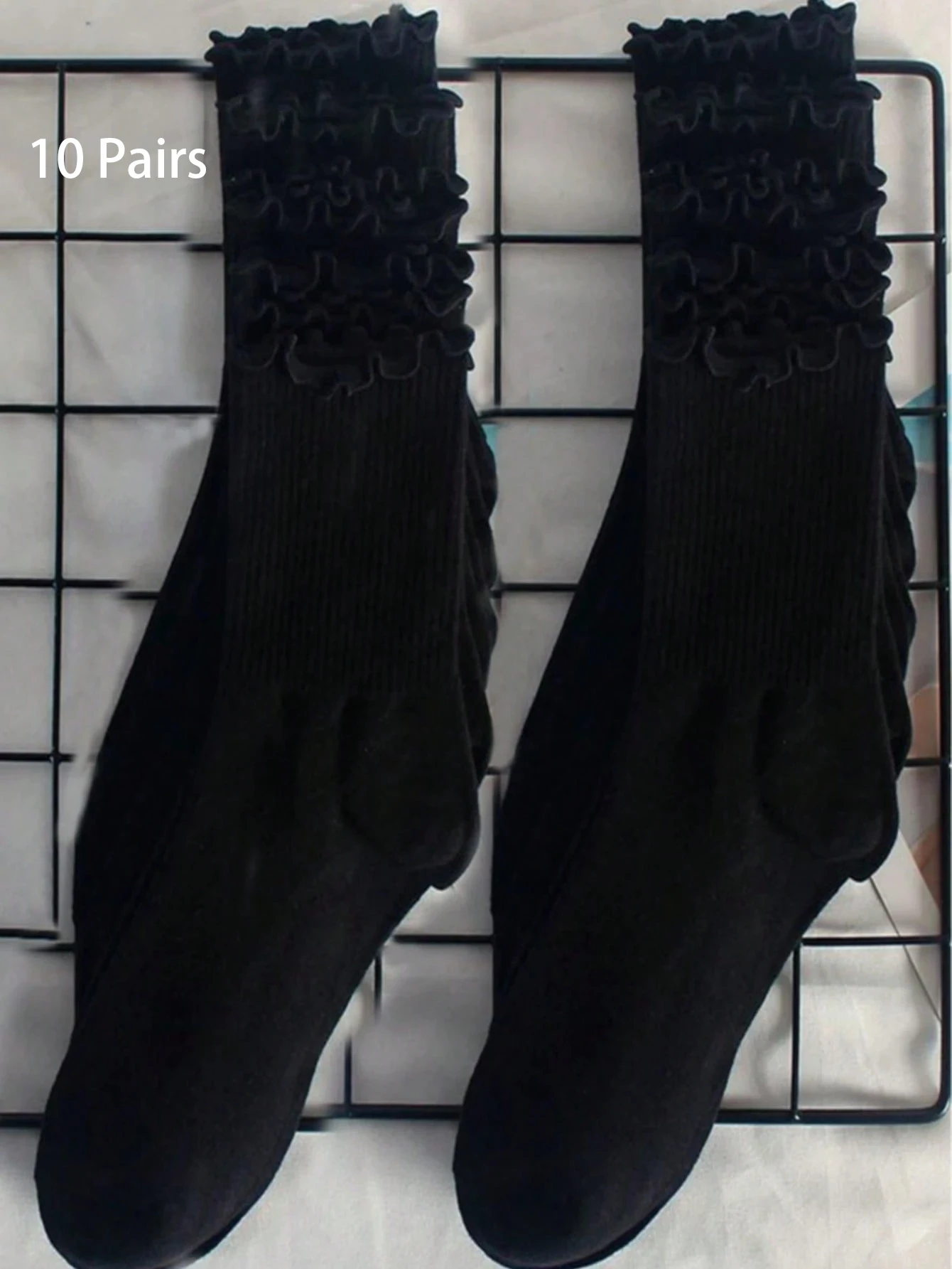 10 Pairs Black