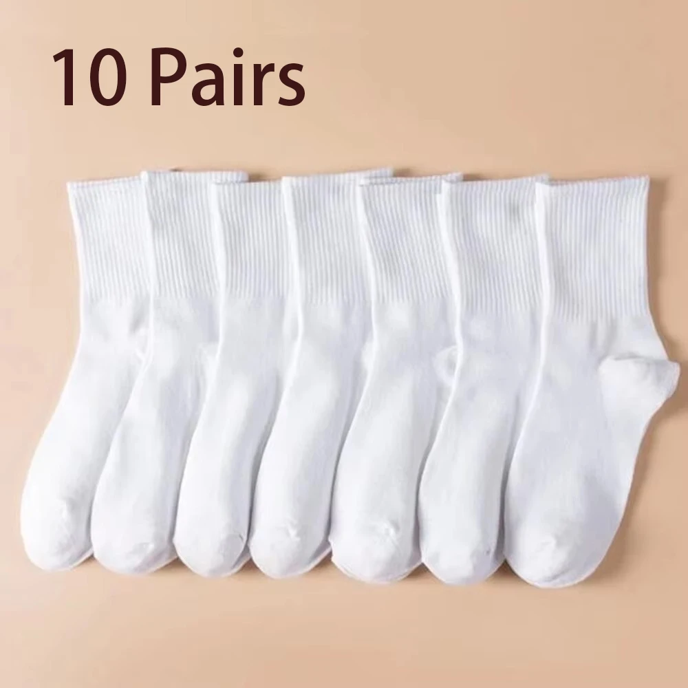 10 Pairs White