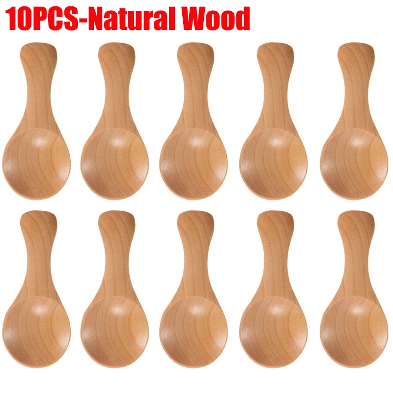 10PCS-Natural Wood