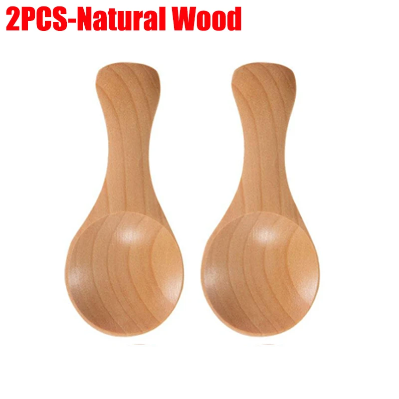 2PCS-Natural Wood