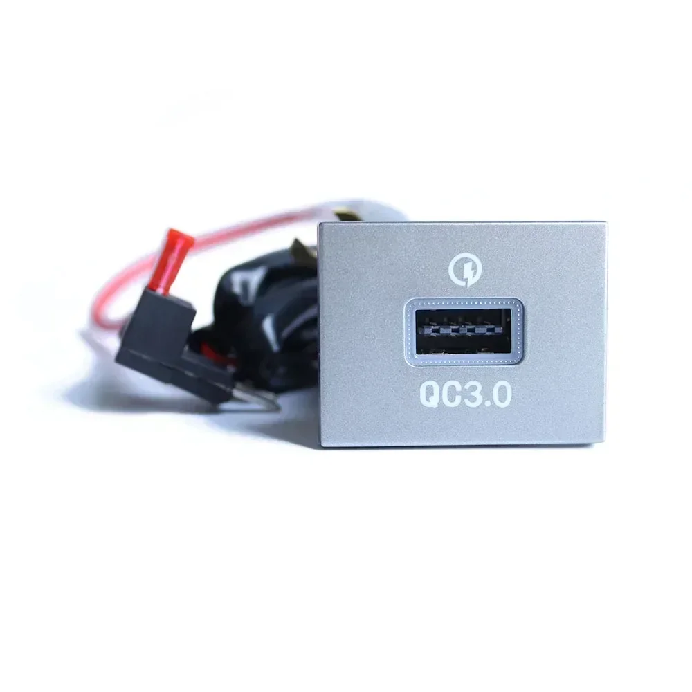 Single USB silver