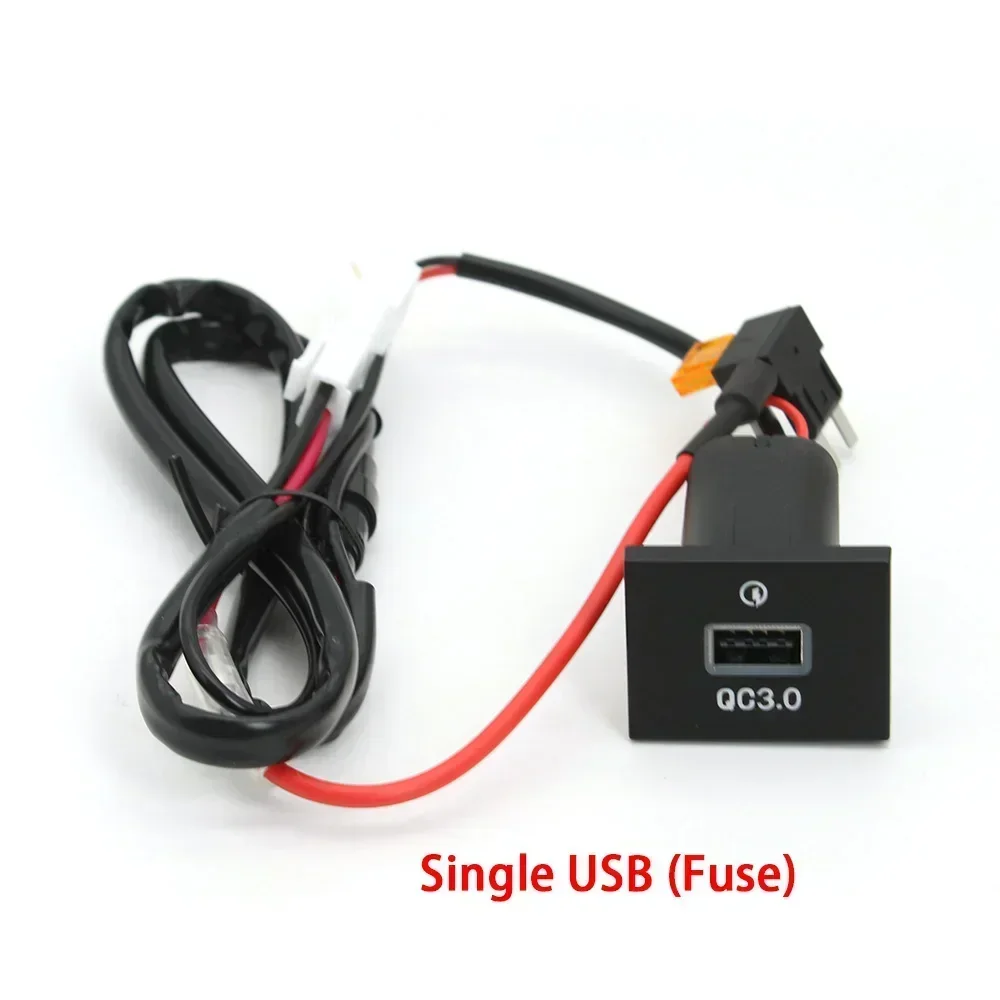 Single USB Black