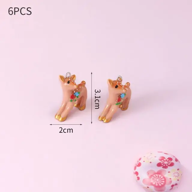 Deer-6pcs