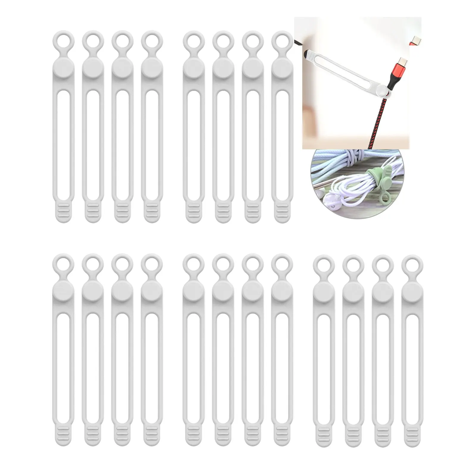 White 20pcs