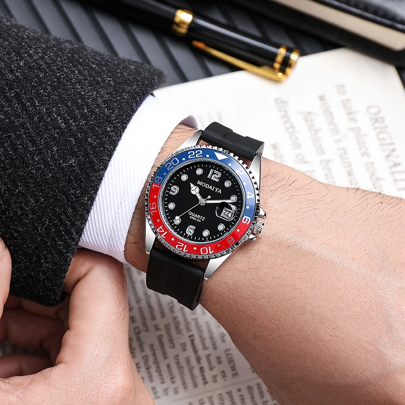 silicone blue red