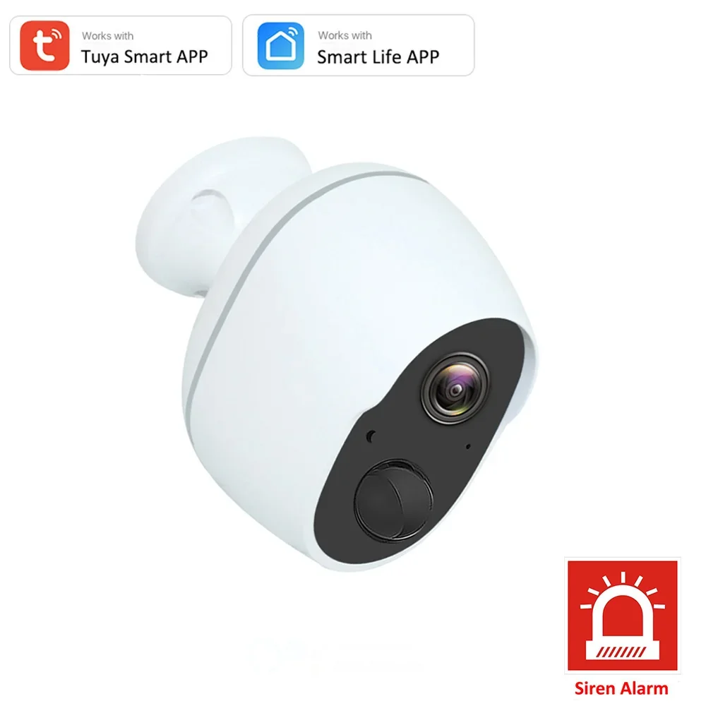 White Battery Camera
